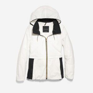 Cole Haan Zero Grand Women White Training Jacket Size Large Windbreaker Japan